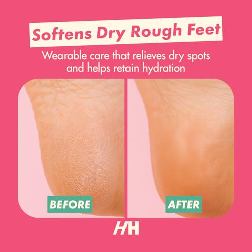 Handmade Heroes Foot Mask Gel Socks for Cracked Heels (2 Pack)