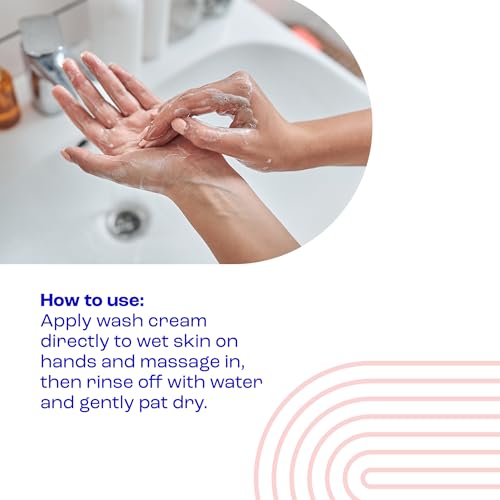 E45 Hand Wash Cream, for Dry, Itchy, Sensitive Skin, Fragrance-Free, No Soap Formula, Dermatologist Tested, for Healthier Skin, 8.5 fl oz (250ml)