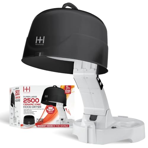 Annie Ceramic Ionic Hood Hair Dryer – Adjustable Height