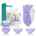 Cordless Epilator for Women - 4-in-1 Hair Removal Device, 21 Tweezers, Rechargeable