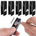 Booge 2-in-1 Duckbill Eyebrow Pencil Sharpener Tool for Peel Off Pencils - 5 Pack