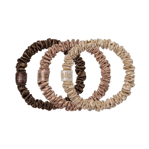 SLIP Silk Scrunchies Set of 3 - Anti-Crease Hair Ties