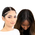 Milano Collection Non-Slip Velvet Lace Top Wig Grip Band - Brown, Large