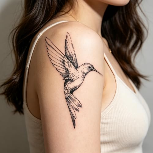 VERDBOOK Waterproof Temporary Tattoos - 2-Sheet Kit with Applicator