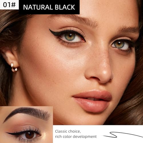 Gel Eyeliner & Eyebrow Pomade, Waterproof Black & Brown