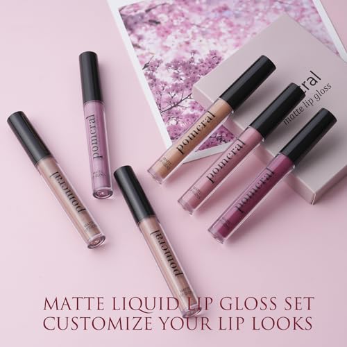 6-Color Matte Lipgloss Set Waterproof Liquid Lip Tint Kit