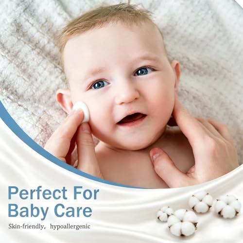 SilkGleam Large Cotton Balls Bulk Pack - 2000 Count Hypoallergenic Cotton
