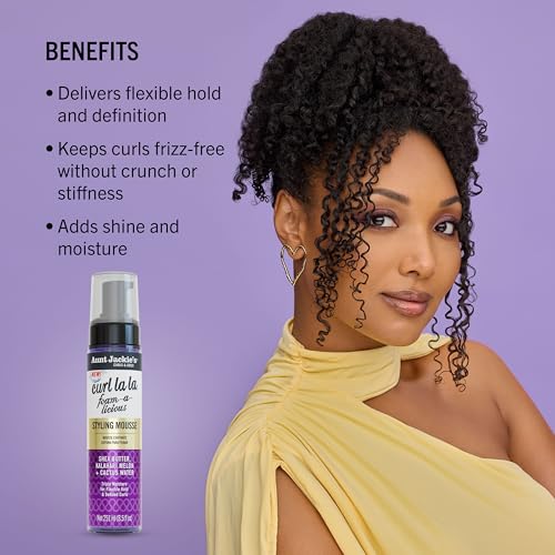 Aunt Jackie's Curl La La Mousse - Curling Foam, 8.5 oz