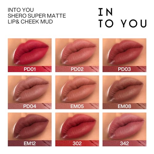 INTO YOU Matte Liquid Lipstick - Long Lasting Pink Waterproof