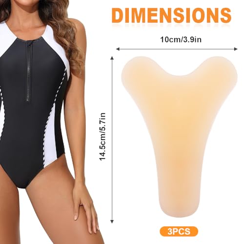 Silicone Camel Toe Concealer - 3 Pack Reusable Privacy Patch for Women