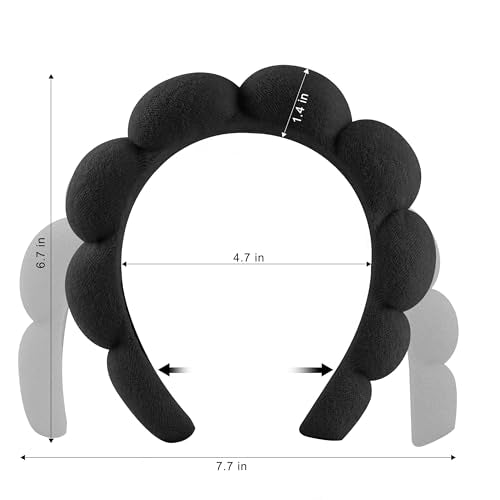 Real Perfection Spa Headband & Wristband Set for Skincare