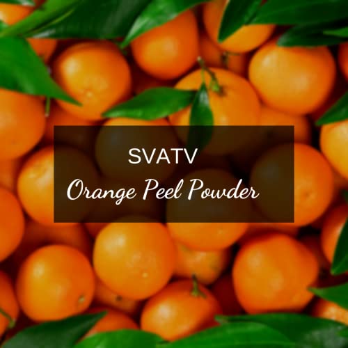 SVATV Orange Peel Powder| Natural, Soft and Smooth Skincare Powder | Face Pack | Used for Soap making - 227g, Half Pound