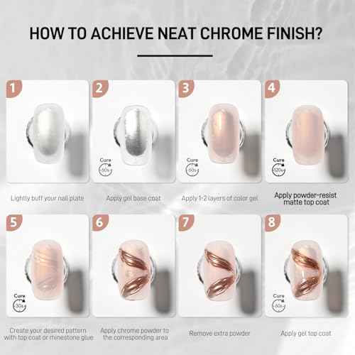 GAOY Matte Gel Top Coat for Gel Nail Polish, 16ml Chrome Proof Matte Finish for Detail Chrome Isolation Painting Long Lasting UV Nail Art DIY