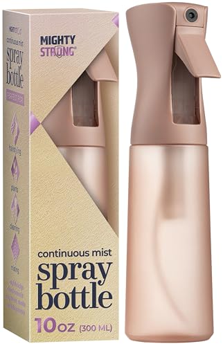 MIGHTY STRONG Terra Cotta 10 OZ Continuous Spray Bottle for Hair & Plants