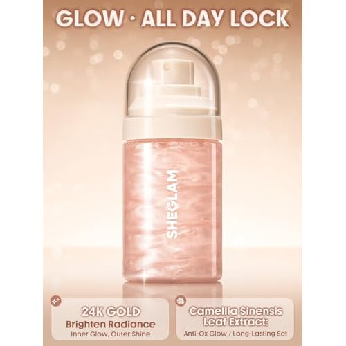 SHEGLAM Light Me Up Luminous Waterproof Makeup Long Lasting Setting Spray