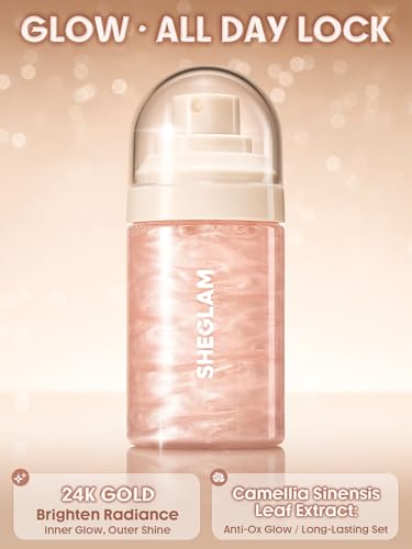 SHEGLAM Light Me Up Luminous Setting Spray - 24K Gold Infused