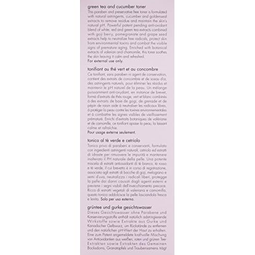 June Jacobs Green Tea and Cucumber Toner, 6.7 Fl Oz