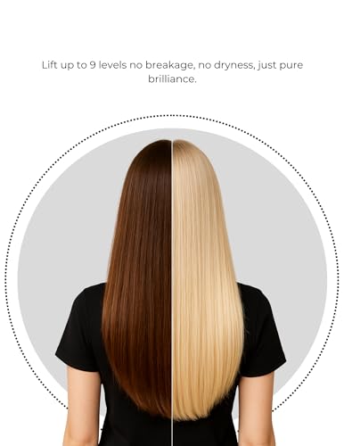 Blondette Charcoal Bleach Powder 460g - Professional Hair Lightener