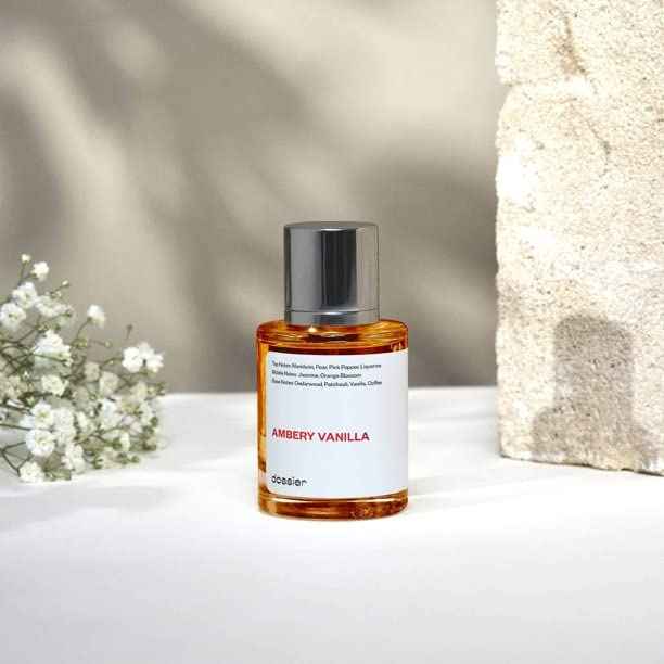 Dossier - Ambery Vanilla 1.7Oz (50ml) - Eau de Parfum - Inspired by Y S.L's B.lack O.pium - Long-lasting Fragrance - Feminine