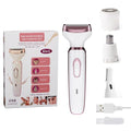 Electric Razors for Women Bikini Shaver for Women 4 in 1 Trimmer, Razors for Shaving Pubic Hair Remover, Painless & Safety for Pubic Body Facial Hair Removal, USB Rechargeable