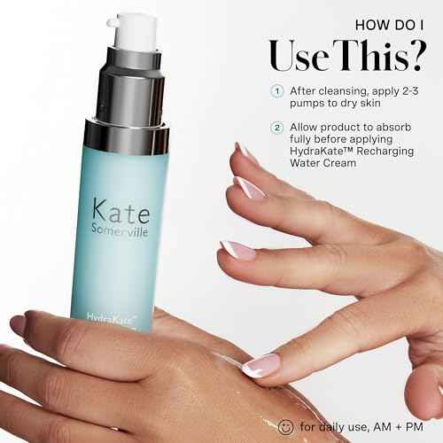 Kate Somerville HydraKate Recharging Hydration Serum ? Skin-Quenching Dual-Weight Serum with Hyaluronic Acid for Hydrating, 1 Fl Oz