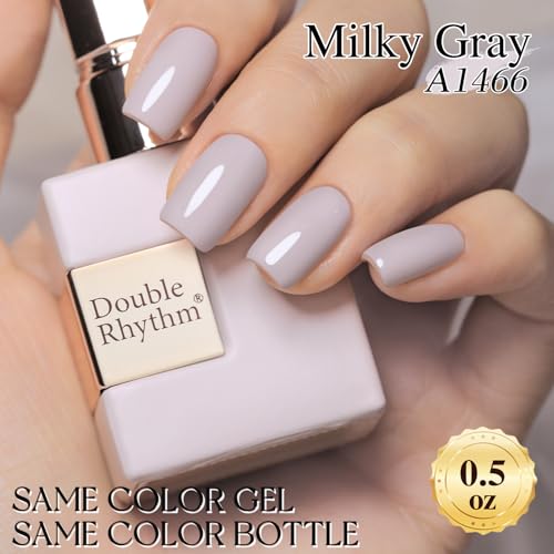 Double Rhythm Milky Beige 15ml Gel Nail Polish - Pure Sheer, Soak Off, A1466