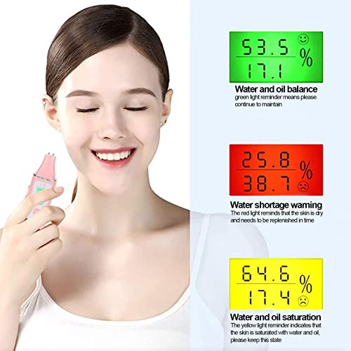 Digital LCD Skin Analyzer with Oil & Hydration Tester
