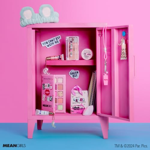 Revolution Beauty, Mean Girls x Revolution Loose Baking Powder, Makeup & Setting Face Powder, Includes Powder Puff, Vegan & Cruelty-Free, Cherry Pink, 0.11 oz