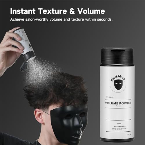 BlackMask Hair Texture Powder for Men – Lightweight, Strong Hold