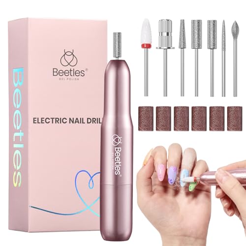 Electric Nail Drill Kit with 7 Bits & 88 Gel Colors for Manicure & Pedicure