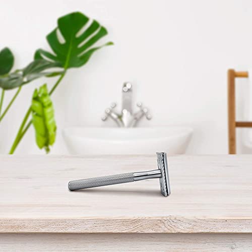 Bambaw Double Edge Safety Razor for Men & Women, Eco-Friendly