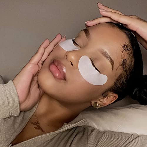 50 Pairs Pink Hydrogel Under Eye Patches for Lash Extensions