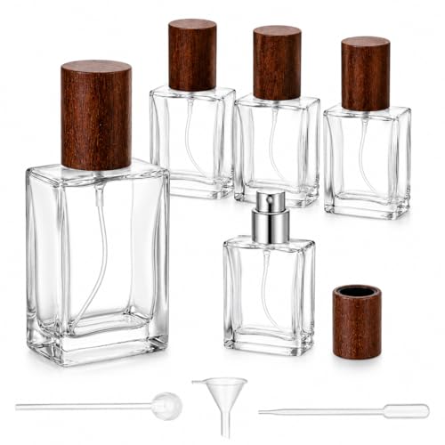 Homoyoyo Travel Perfume Atomizer Set - 5x 15ml Refillable Bottles