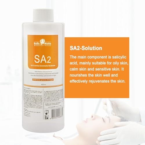 Elitzia Aqua Peel Solution Facial Aquapeel serum Skin Care AS1 SA2 AO3 Facial Dermabrasion Machine Face Cleansing Moisturizing 14.1Fl.oz Set Of 3 ETYYS123