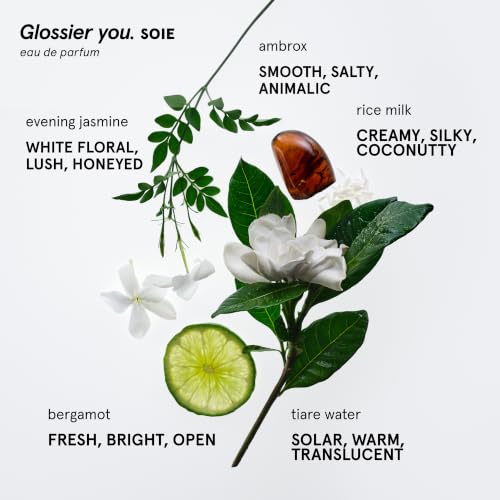 Glossier You Soie Unisex Eau de Parfum 8ml (0.27 Fl Oz) – Skin-Scent Enhancer