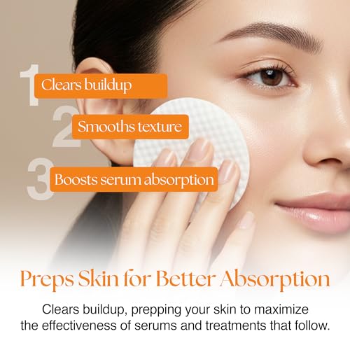 ReGlow EpiClear Toner Pads ? Exfoliating Facial Pads with PHA, AHA, BHA & Niacinamide ? Pore Refining, Hydrating & Resurfacing Daily Peel ? Clinic-Inspired Skincare for Smooth Texture