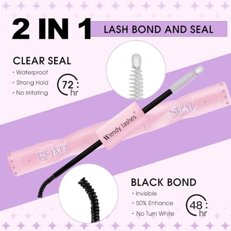 2-in-1 Lash Bond and Seal Kit for DIY Eyelash Extensions