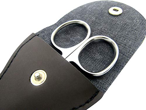 Curved Eyebrow & Facial Hair Scissors – 3.7" Stainless Steel