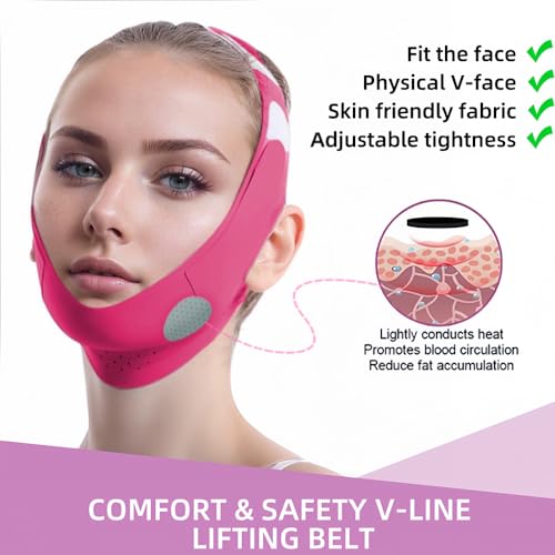 ROWMATE Graphene V-Line Face Chin Strap Mask | Jawline Shaper