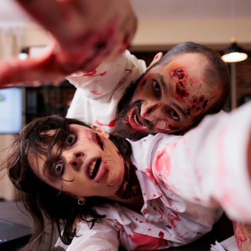 Halloween Fake Blood Makeup Kit - 3 Bottles SFX Spray & Dripping
