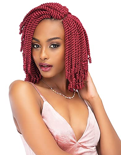 Janet Collection Hair Crochet Braids 2X SENEGAL CURLY FINISH 8″ (3-PACK, 613)