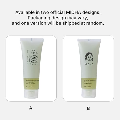 MIDHA RICE LOW PH HYDRATING CLEANSER WITH MUNG BEAN, 5.07fl.oz/150ml,Balanced pH Gel Cleanser, Hydrating, Soothing, Gentle Daily Cleanser, Deep Cleansing, Pore-Purifying, Nourishing Care