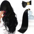 Sunny Hair 22 Inch I Tip Extensions Remy Human Hair Black 50g