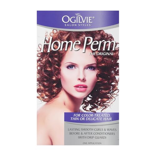 Ogilvie Salon Styles Home Perm Kit for Color Treated & Thin Hair