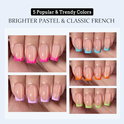 btartboxnails XCOATTIPS French Nails Builder Gel for Nails