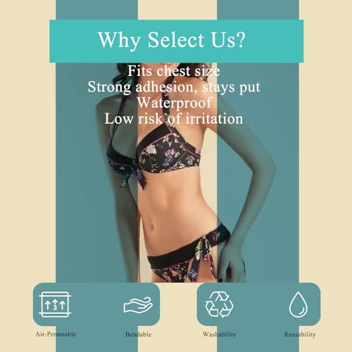 Scar Away Silicone Scar Sheets for Breast - 8 Pack (4 Areola + 4 Anchor) - Reusable for C-Section, Breast & Surgical Scars and Keloid Scars
