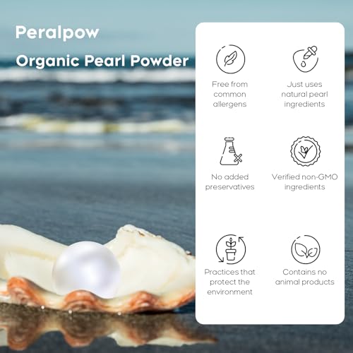 Pearl Powder Organic, 100g 100% Natural DIY Skincare, Anti-Aging, Minimizes Pores, Soothes (3.52oz)