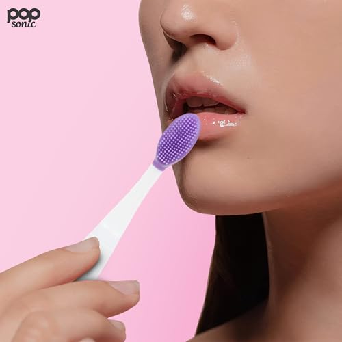 Pop Sonic Lip Exfoliator Brush - Electric Sonic Vibration for Chapped Lips