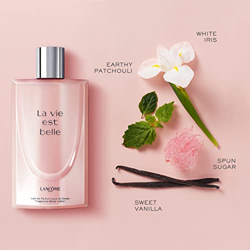 Lanc?me? La Vie Est Belle Scented Body Lotion - Smoothes, Illuminates & Hydrates Skin - With Iris, Patchouli, Vanilla & Spun Sugar - 6.7 Fl Oz