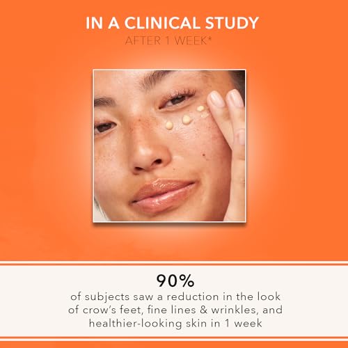 Dr. Dennis Gross Vitamin C Lactic Firm & Bright Eye Treatment | Silky, Lightweight, Fast-Absorbing Treatment to Improve Puffiness, Dark Circles, and Wrinkles Around the Eyes | 0.5 oz